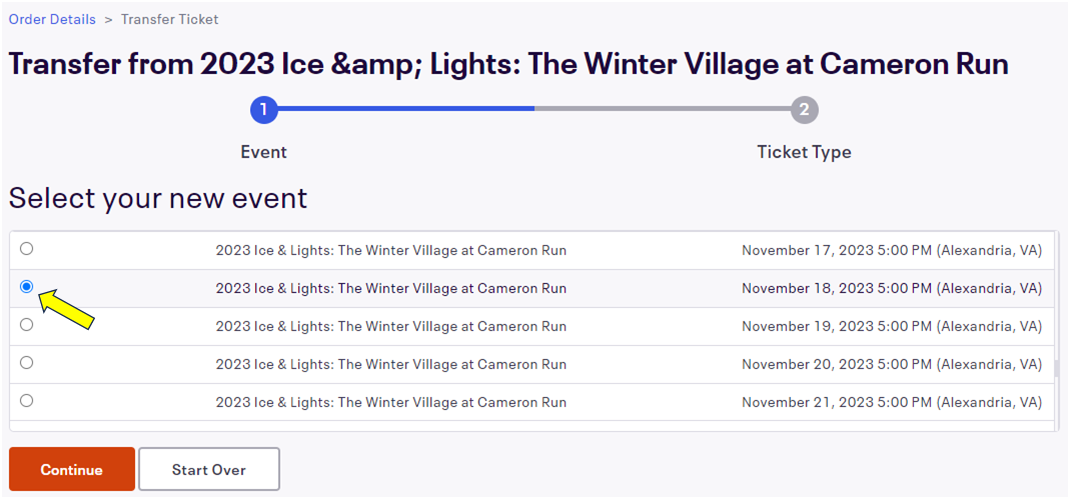 Ice and Lights new date