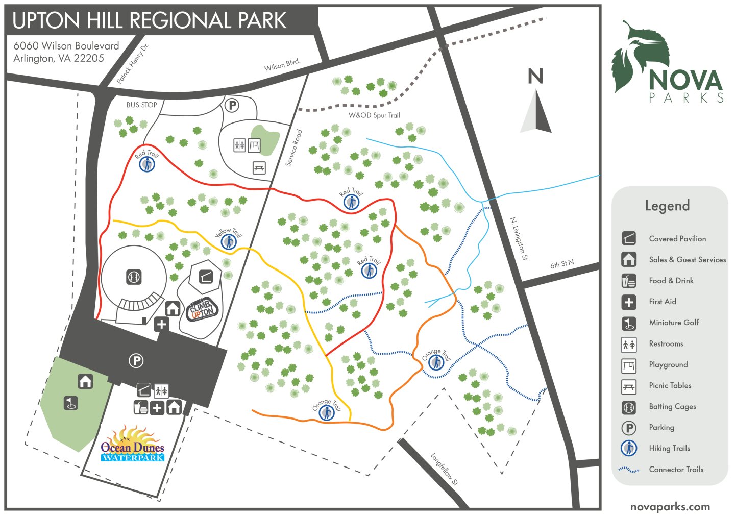 Upton Hill Park Map