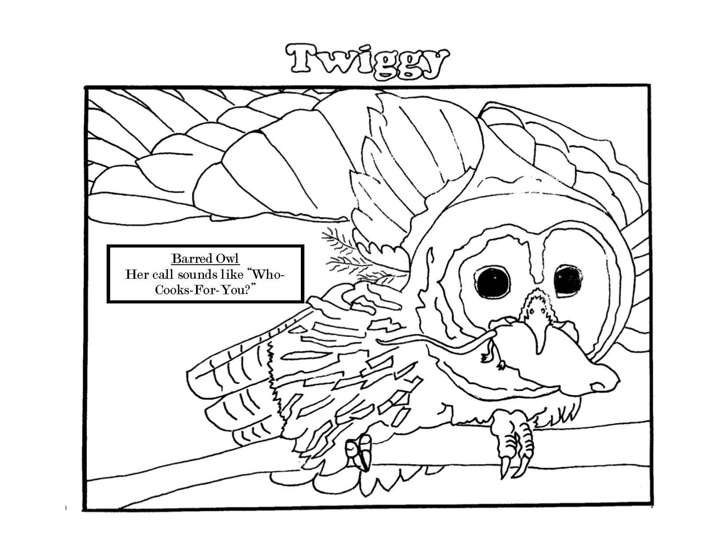 Twiggy Coloring Page Twiggy Coloring Page
