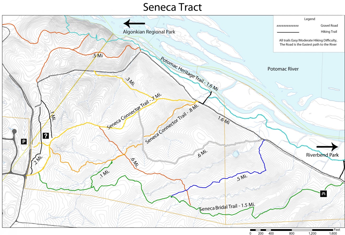 Seneca Park Trail Map Seneca Regional Park | Nova Parks